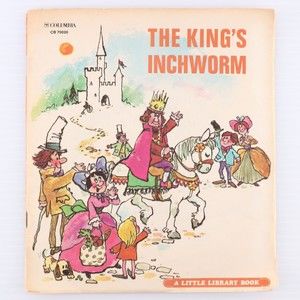 Carole Danell The King's Inchworm 1969 Book & Record Library 45 rpm 7" CC 70020